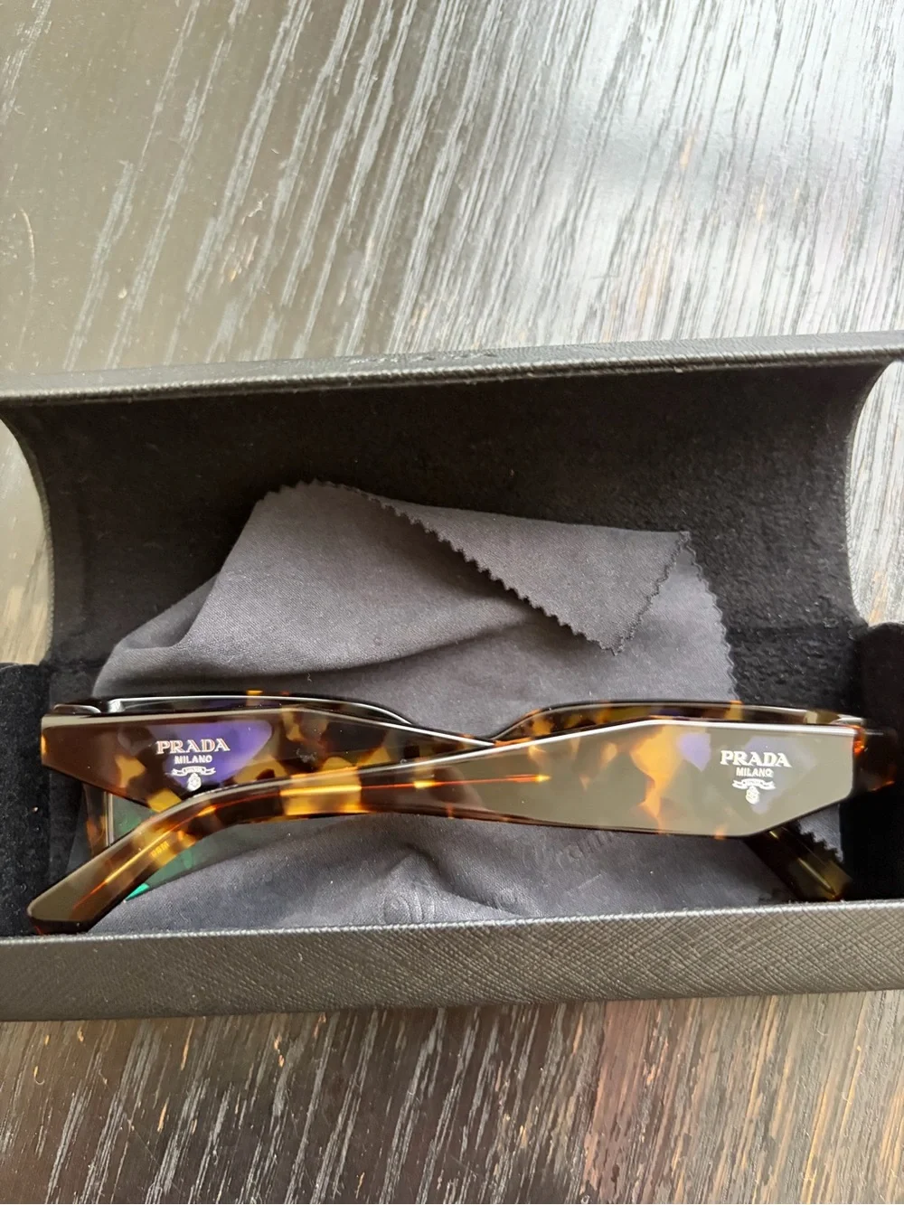 100% Authentic Prada -model VPR 10Y in a Havana tortoise. Unisex